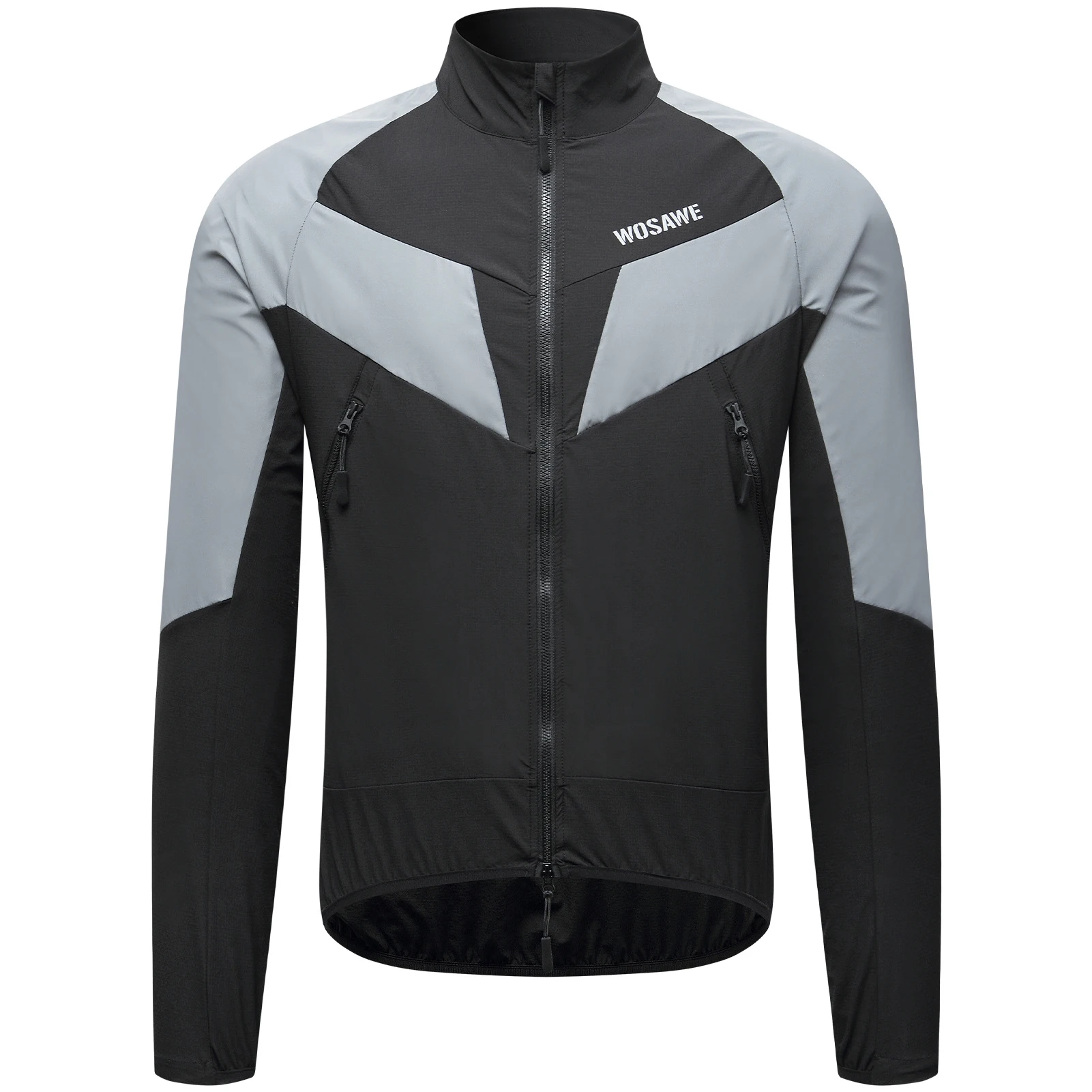 

Ночная светящаяся куртка Светоотражающая ветрозащитная солнцезащитная уличная куртка Спортивное пальто для бега Велосипедная ветровка