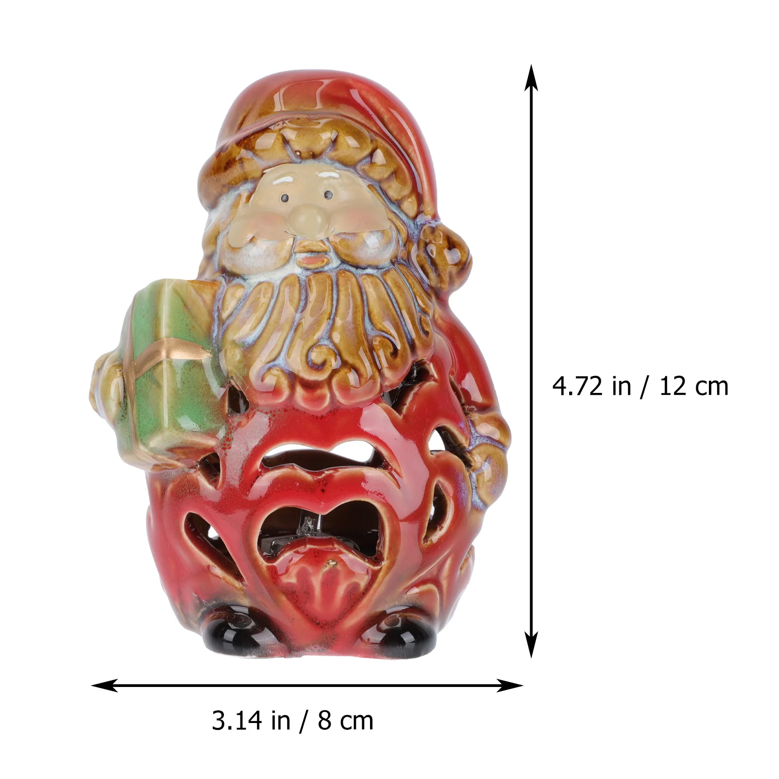 

Old Man Snowman Lampshade Festival Scene Adornment Xmas Desktop Decor Luminous Christmas Decoration Ornament Outdoor