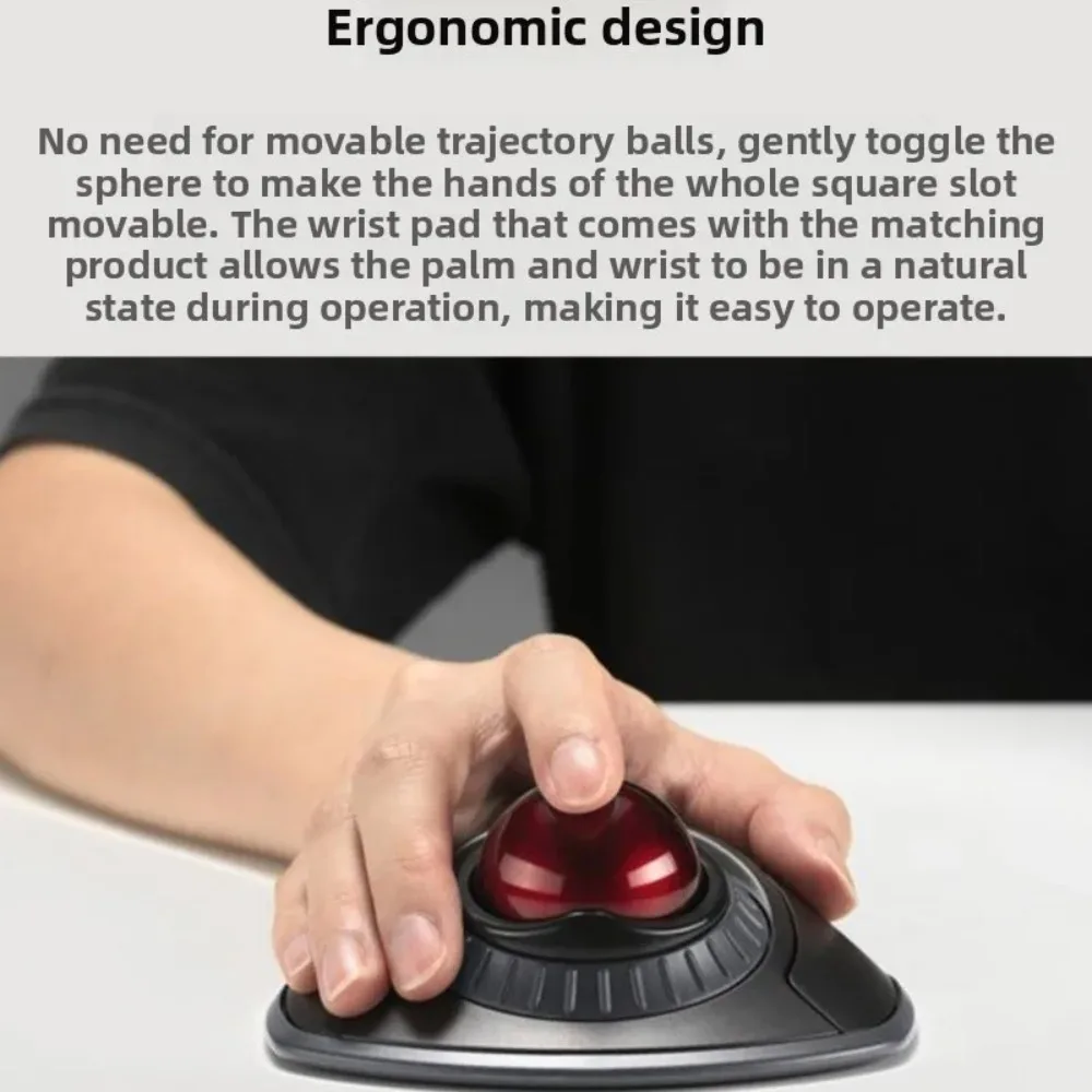 Kensington Mouse Wired or 2.4GHz Bluetooth AutoCAD/Photoshop Trackball Original Orbit Ergonomic Customized Office Accessories