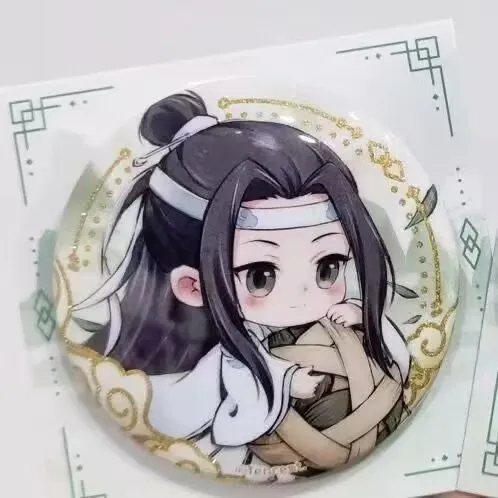 Mochila de presente periférica "Mo Dao Zu Shi" versão Q "Wei Wuxian LAN Wangji" Gu Zi decorada com emblema Ba Ji Preço baixo