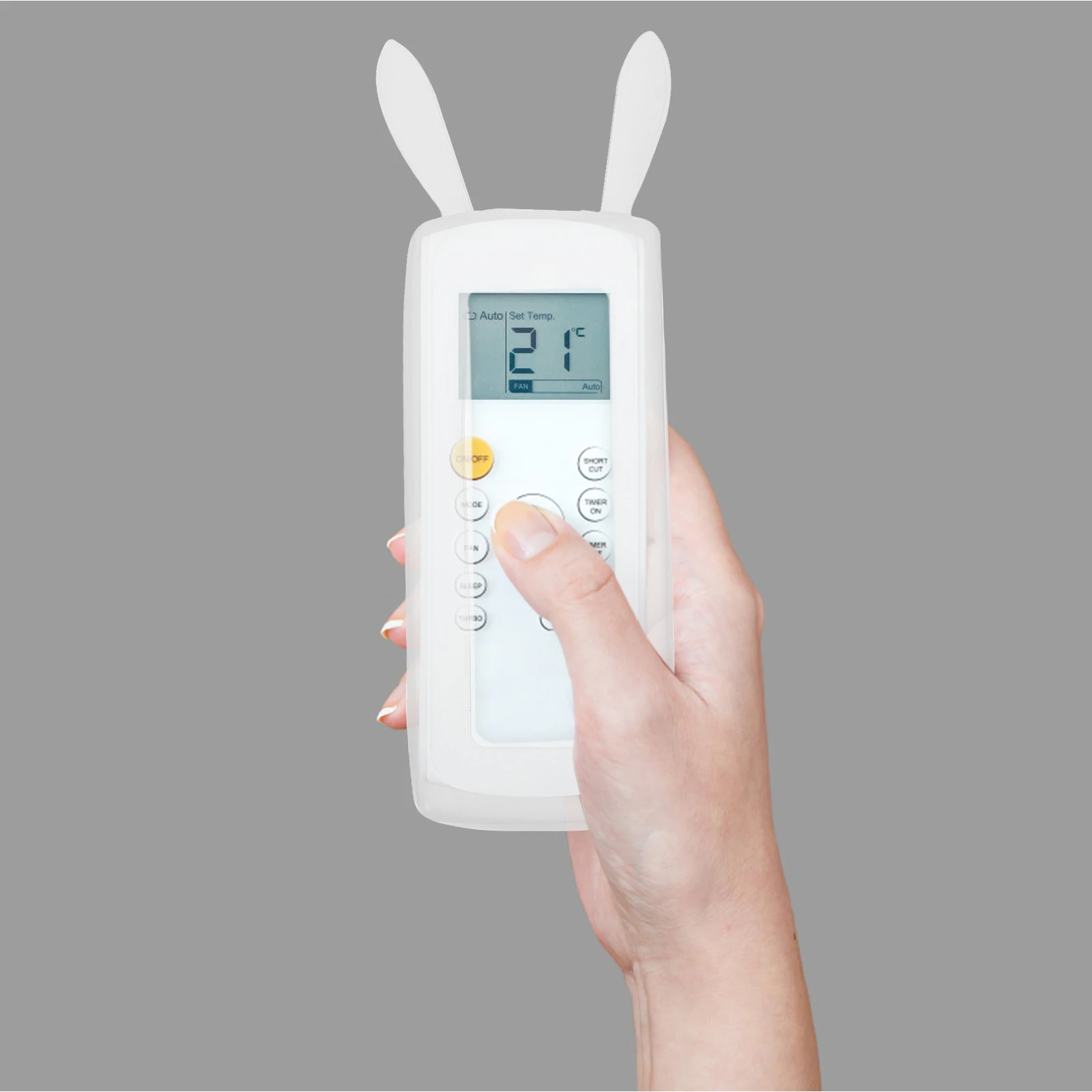 

4Pcs Silicone Remote Cover Rabbit Design Protective Sleeve Glow Luminous Remote Controller Protector Sleeve for Remote,