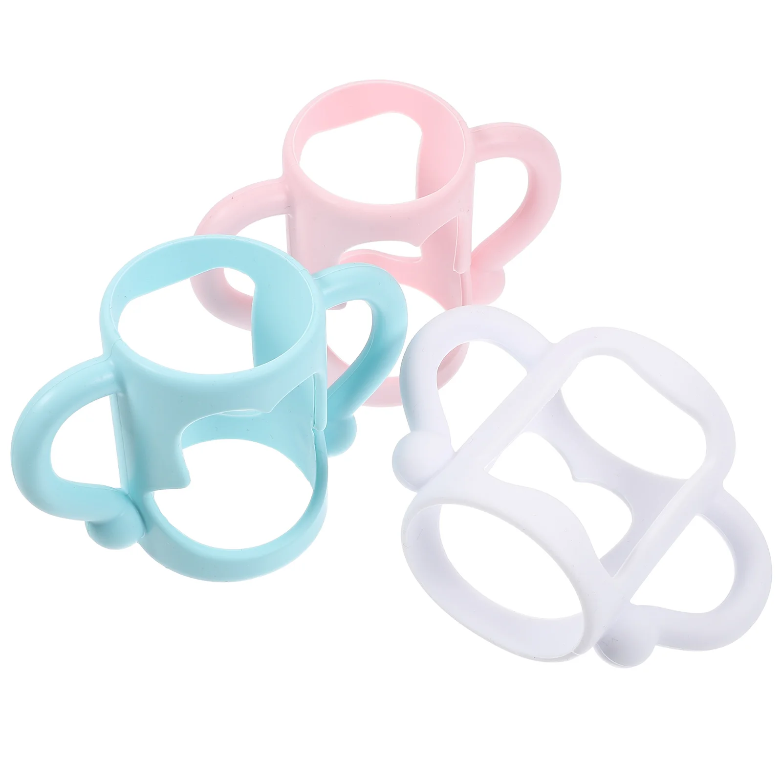 3 pcs Milk Bottle Soft Handle Silicone Feeding Bottles Handle Baby Bottle Handles feeding bottles handle for infant