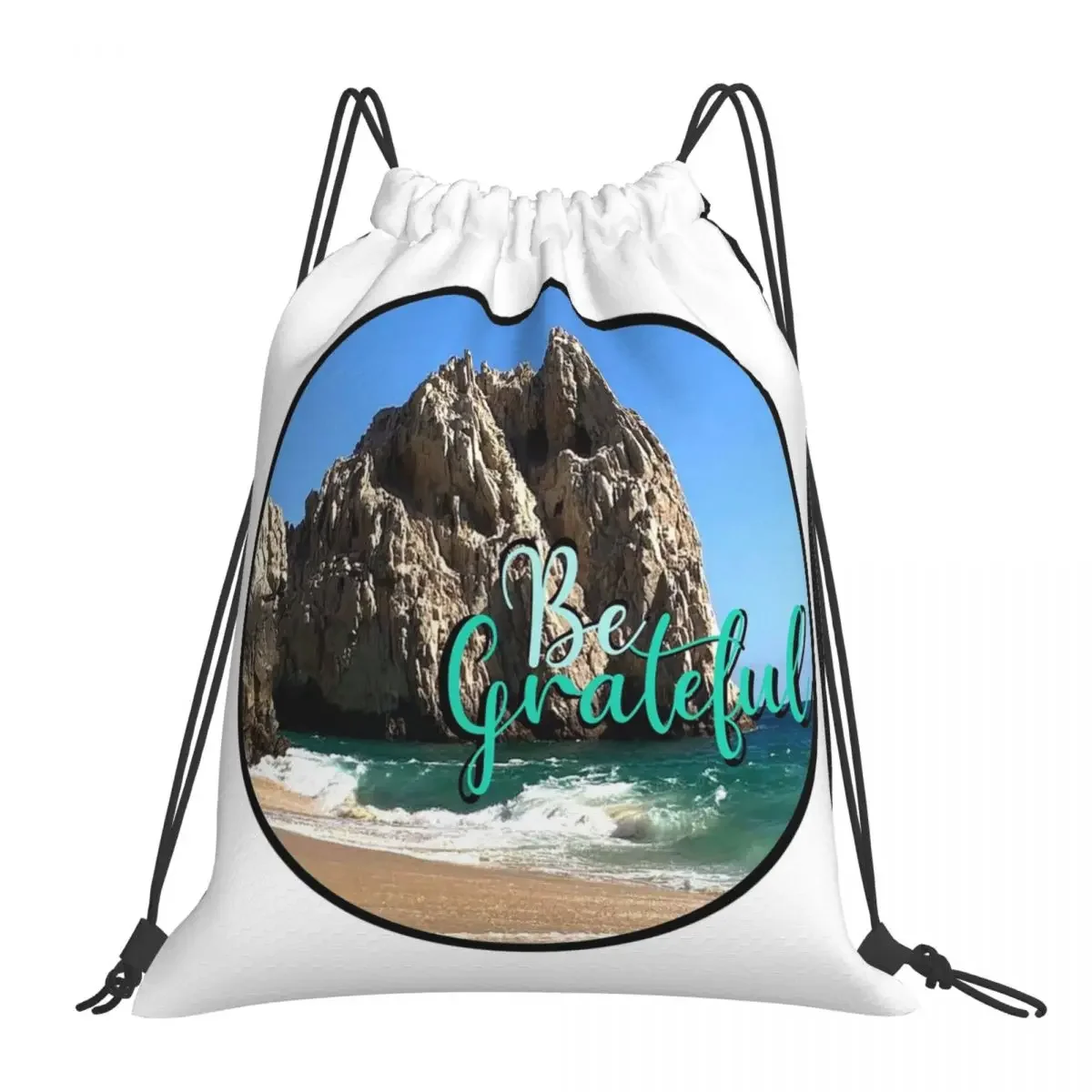 Be Grateful - Photo Credit To My Friend Kim Backpacks Drawstring Bags Drawstring Bundle Pocket Shoes Bag BookBag Travel School