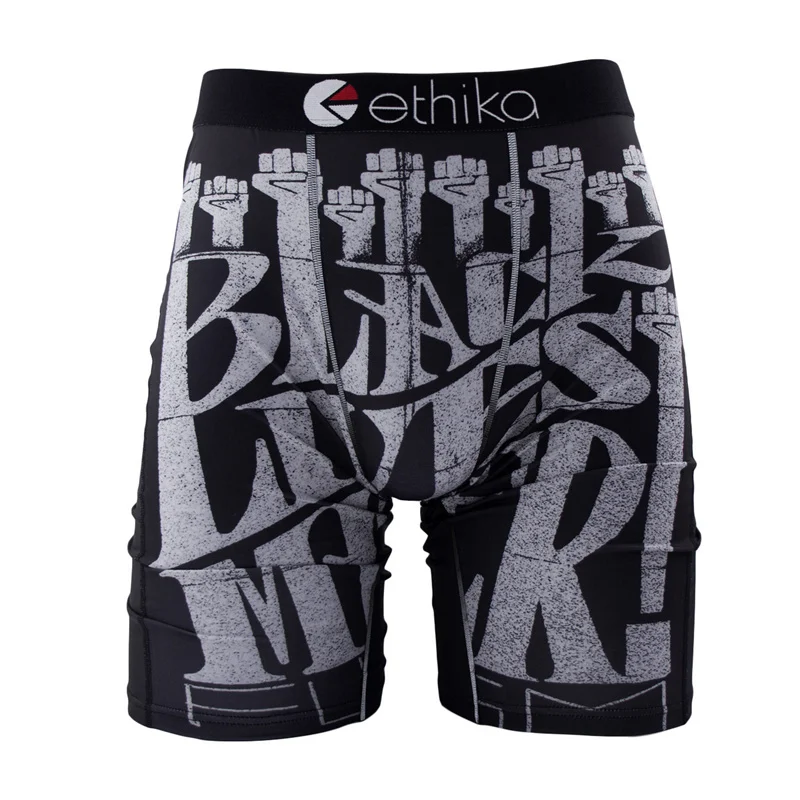 ETHIKA Men Underwear Boxers 1Pcs Sexy Breathable Mesh Crotch Man Swimming Underpants Plus Size Mens Panties Men's Boxers Briefs image 3