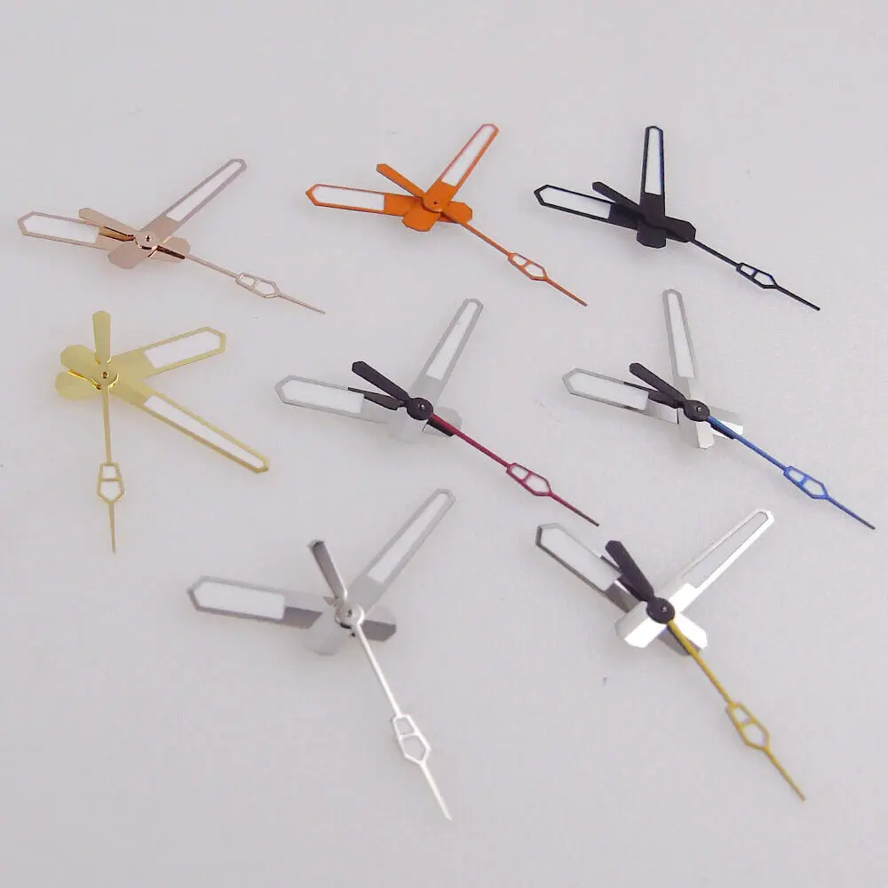 جديد الفضة الذهبية الفضة الأسود حافة ساعة اليد صالح SKX007 اليابان NH35A NH36A NH70A اكسسوارات استبدال مؤشرات