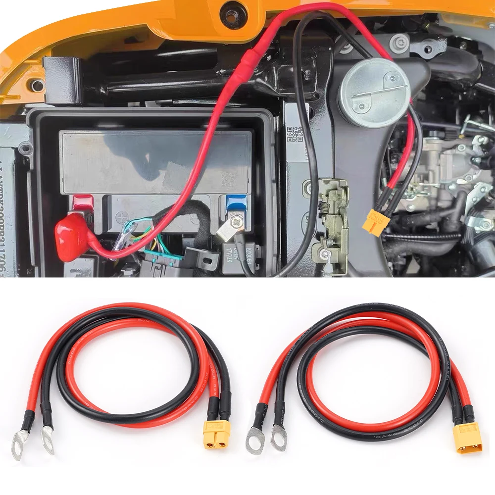 XT60 أنثى ذكر رئيس بدوره M8 SC محطات النحاس المعلبة 10AWG 50 سنتيمتر للسيارة والسفينة بطارية كابل توصيل الألواح الشمسية