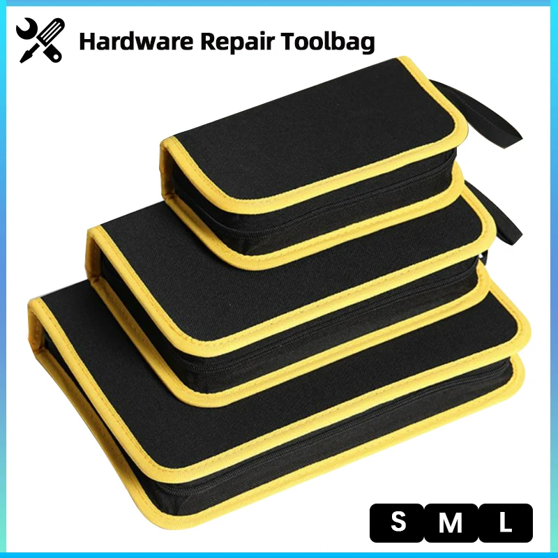 Multifunction Oxford Canvas Repair Tool Bag Hardware Screws Nails Organizer Soldering Iron Pouch Case Portable Travel Tools Bags