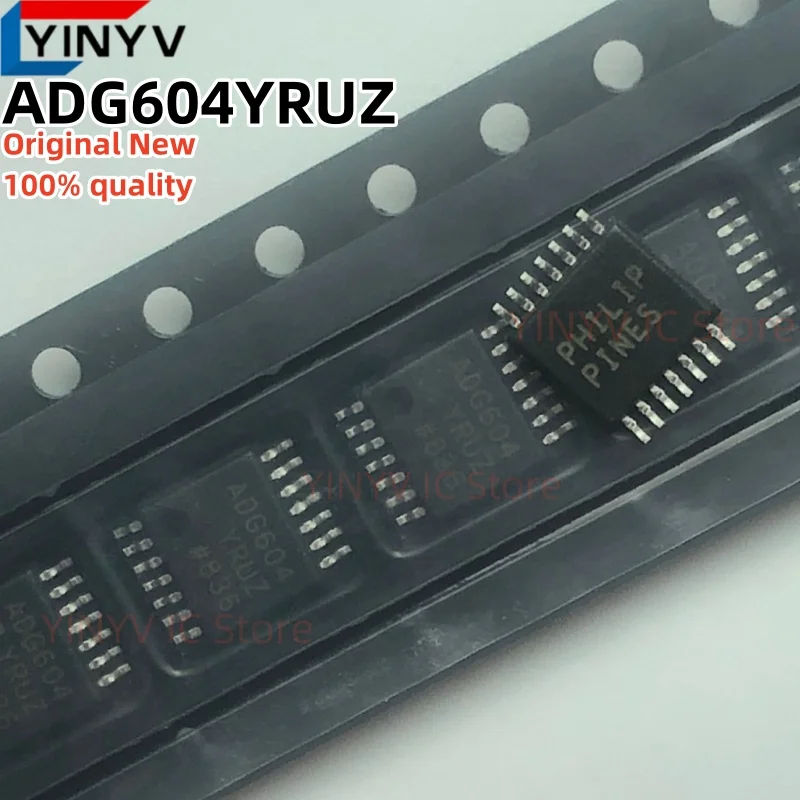 

ADG604YRUZ ADG604YRUZ-REEL7 ADG604, 1 шт. Инжекция заряда, утечка 100 Па, CMOS5 В/5 В/3 в, 4-канальный мультиплексор, новинка 100%