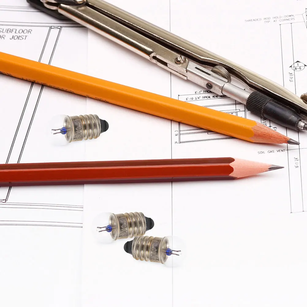 

25Pcs Mini Screw in Light Bulbs Replacement High Brightness Small Bulbs for Electrical Experiment Lighting Accessories