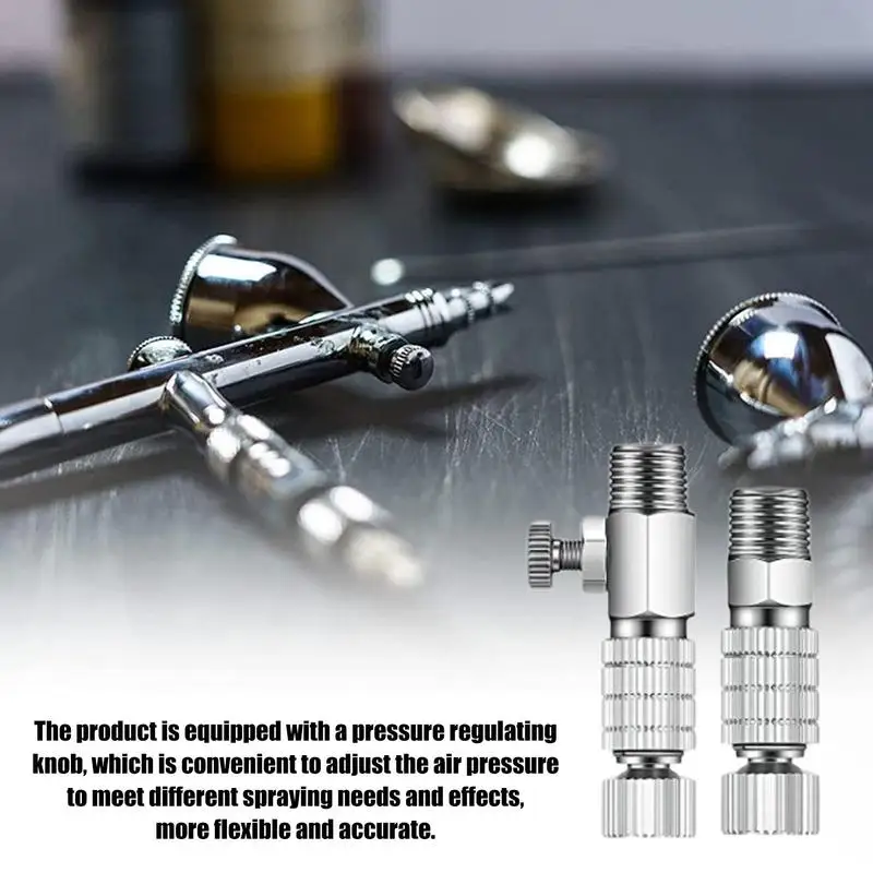 Airbrush Quick Connect Fittings Heavy Duty Disconnect Adapter Kit 1/8 Connectors Release Coupling Smooth Air Brush Replacement