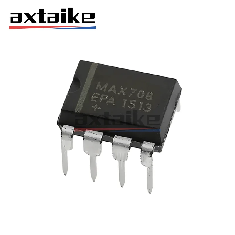 10 Uds MAX708 MAX708EPA DIP-8 MAX708EPA + circuitos de supervisión μP de bajo costo IC