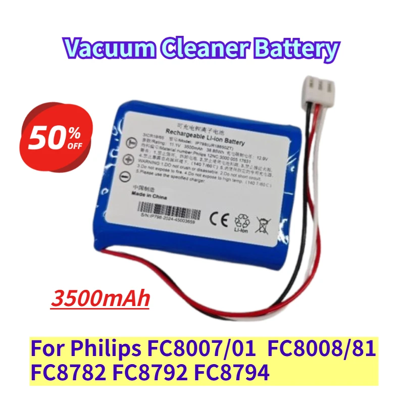 3500Mah Vacuum Clea…
