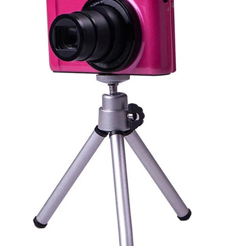 

2Pcs Mini Tripod Flexible Aluminium Alloy Smartphone Clip Stand Portable Stable Holder Compatible with Mobile Phones Cameras