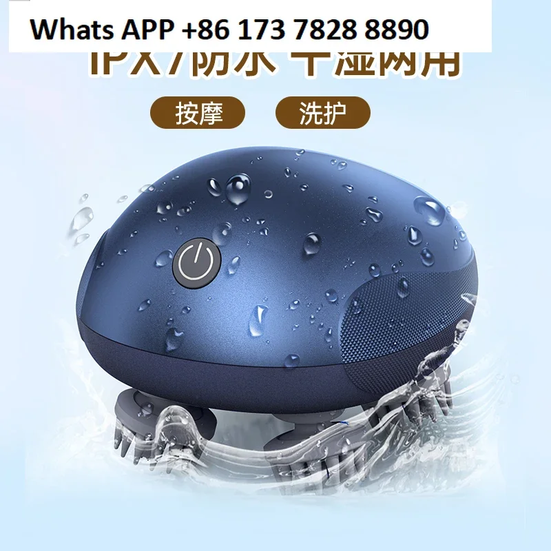 홈 헤드 대외 무역 두피 마사지기 완전 자동 반죽 자오선 준설 감압 및 수면 보조 유물 즐기기