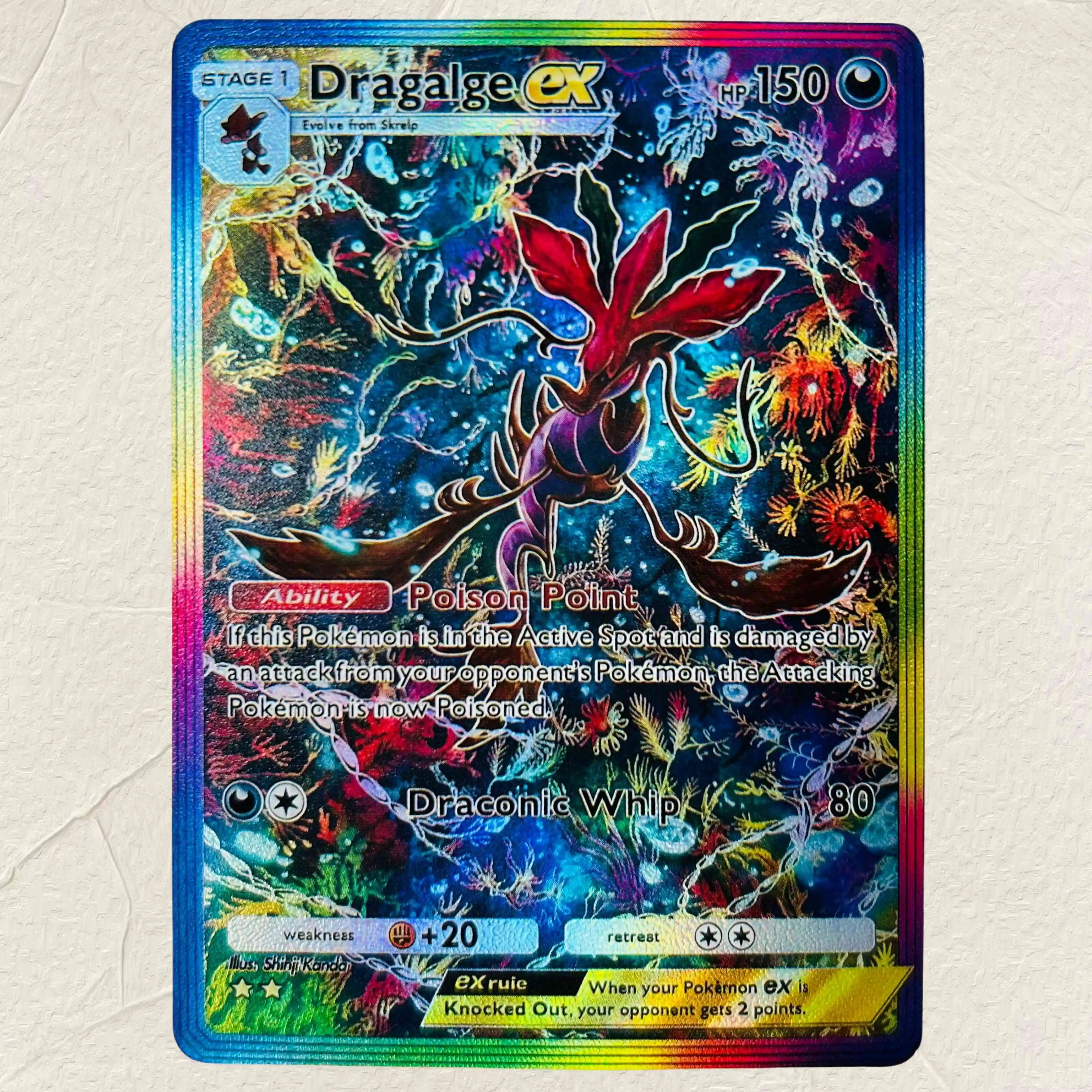DIY Absol Tauros Jolteon Rapidash Hitmonchan Greninja Dragalge Indeedee 11Pcs Foil Texture Cards Premium Anime Collection Cards