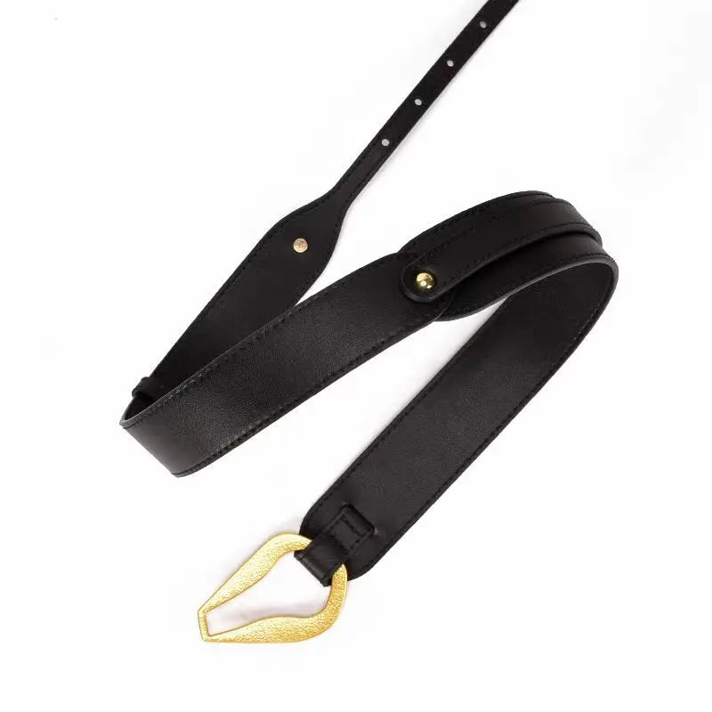 Cintura larga da donna alla moda, abito versatile, giacca a vento, decorazione, cintura esterna