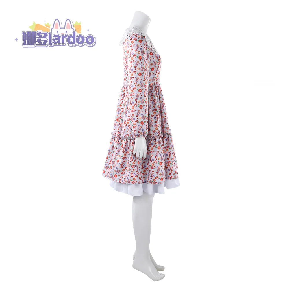 

Return to Silent Hill Laura Same Style Floral Dress Cosplay Costume Halloween Performance Outfit