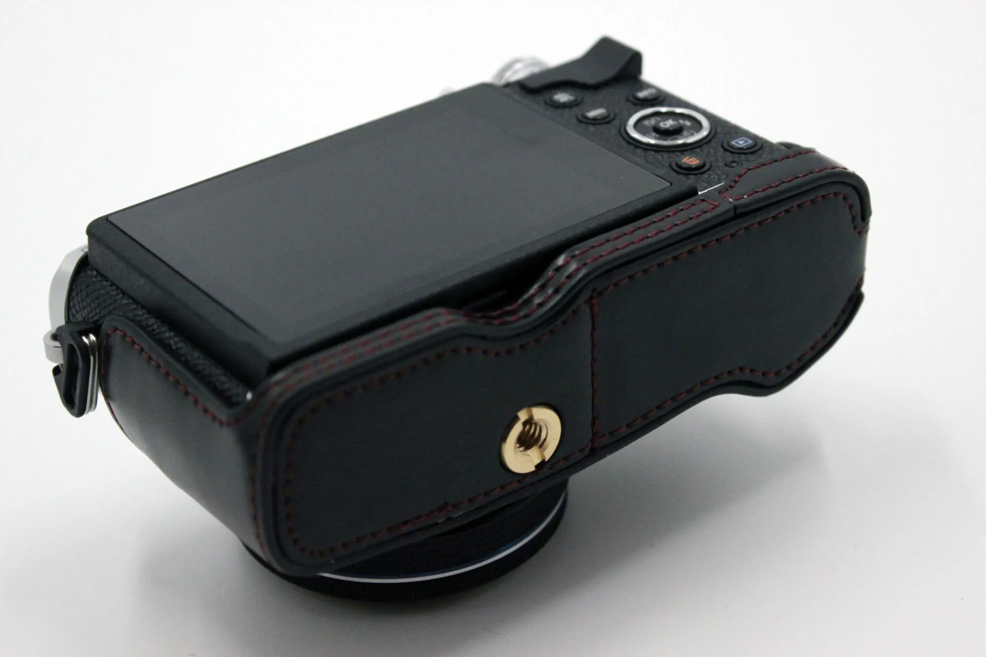 本革製リアプロテクションギア,欧州連合E-P7 ep7カメラ用ハーフケース