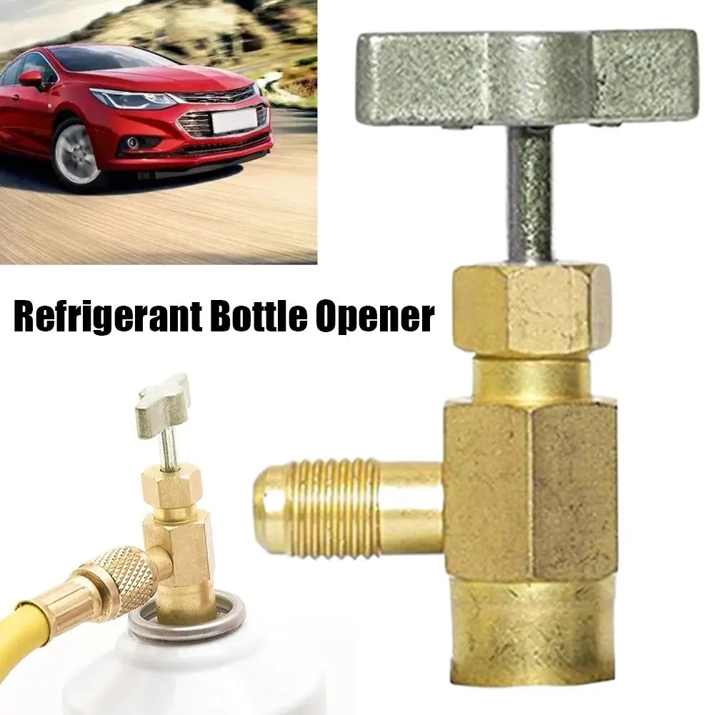Refrigerant Bottle Opener R134A Car Air conditioning A/C Refrigerant Can Tap Valve Bottle Opener Adapter