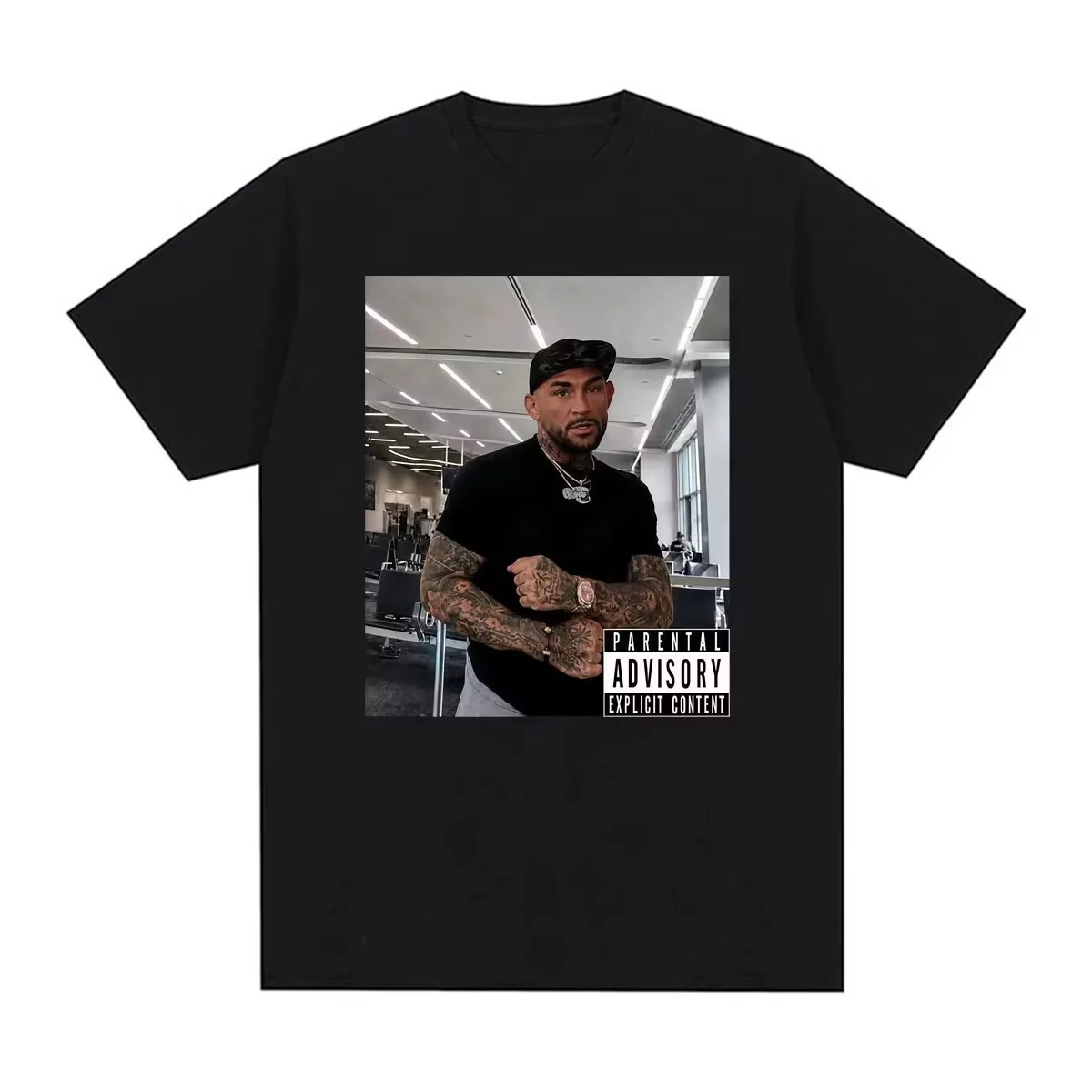 2026 Men Gym Character Graphic T Shirt, Fitness Portrait Art Print Crew Neck Short Sleeve Tees, Workout Streetwear Cotton Tops