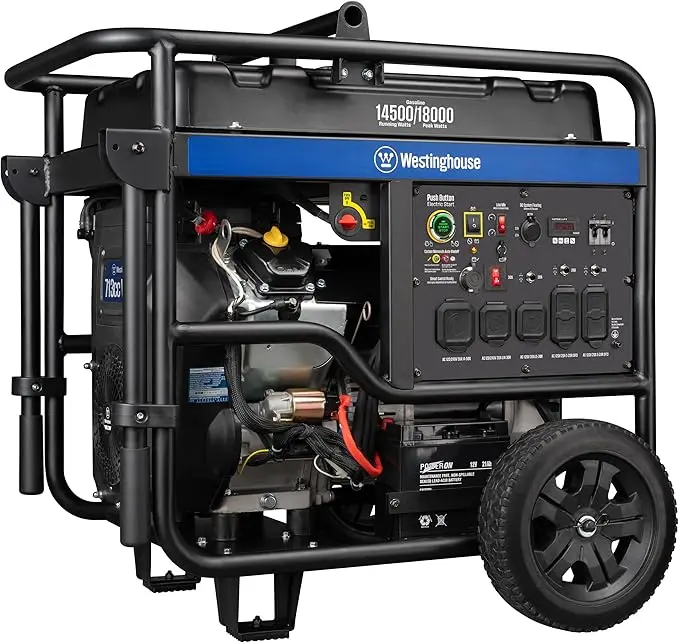 Outdoor Power Equipment 18000 Peak Watt Home Backup Portable Generator, Remote Electric Start, Transfer Switch Ready 30A