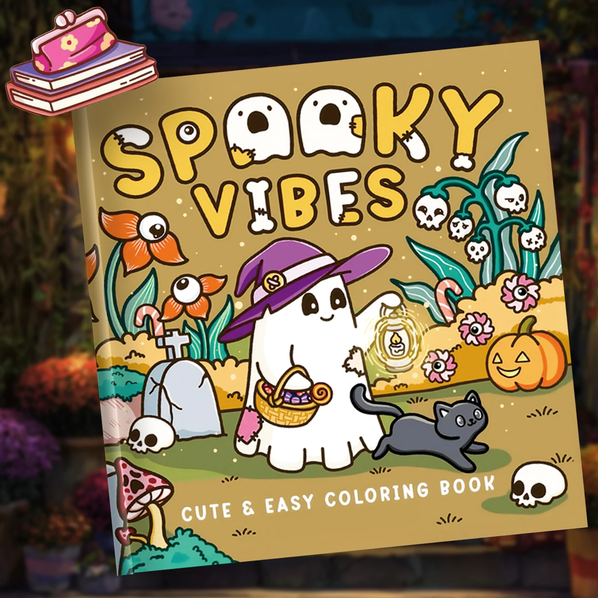 Libro para colorear para adultos de fantasía, escenas de ensueño, creatividad en negrita, relajante y descomprimido, adecuado para Halloween, Navidad, regreso a la escuela, regalos de decoración de otoño, pintura digital para arte y manualidades