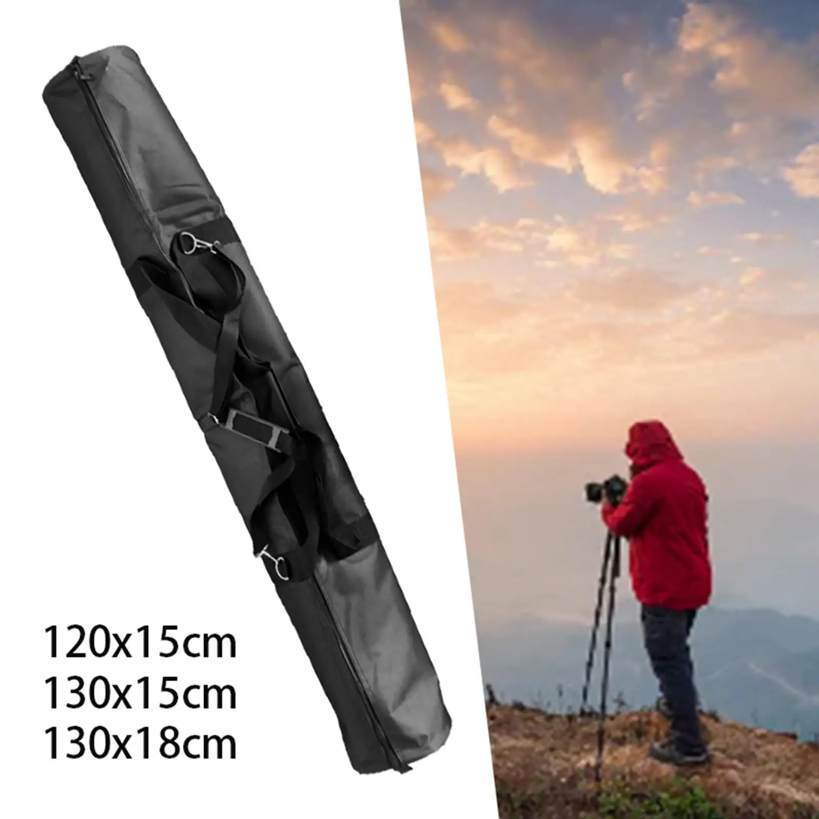 Tripod Carrying Case Adjustable Strap Wear Resistant Tripod Storage Bag for Umbrella Tripod Light Stand Monopod Tent Pole