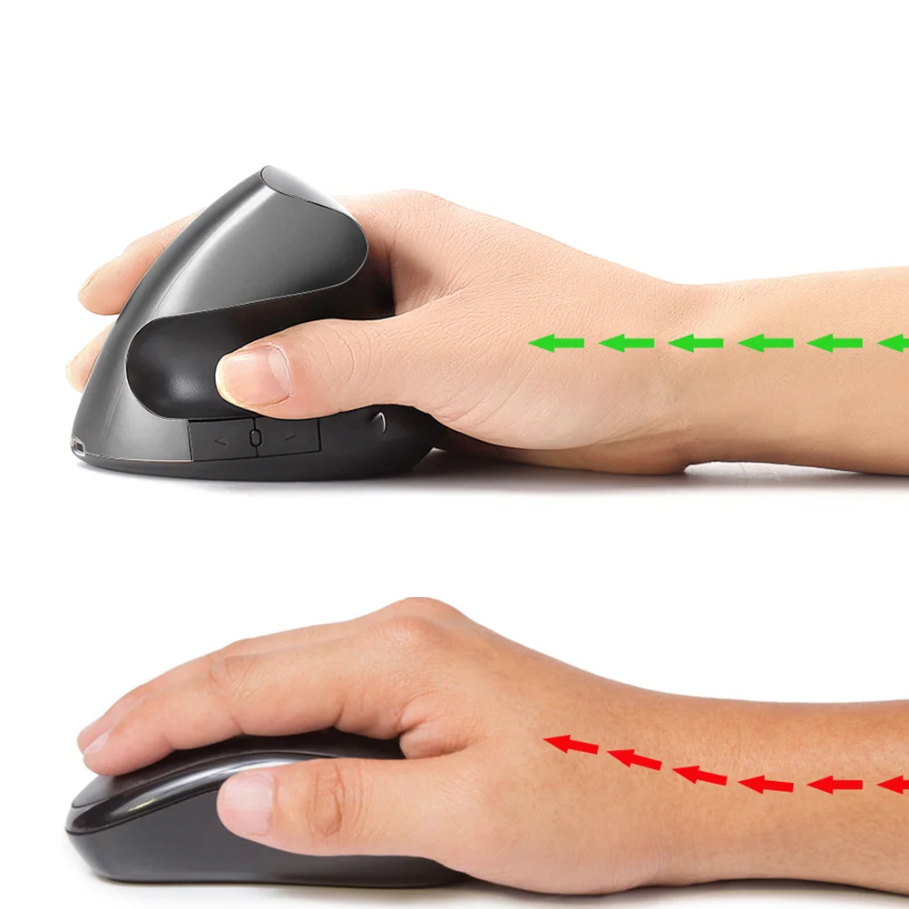 

1Pcs 2.4g Wireless Mouse Ergonomic Rechargeable Photoelectric Mute Mouse Smooth Gaming Operation Compatible with Windows