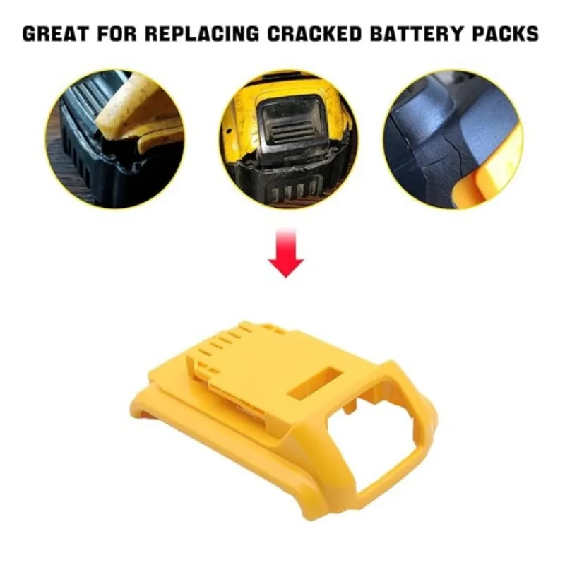 5 Cell 18650 Battery Plastic Case Parts Replacement for Dewalt 20V Max Compact Battery DCB203 DCB201 DCB200 Li-ion Battery Case