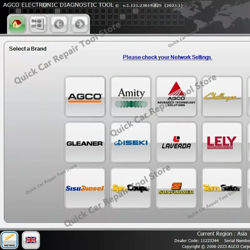 2026 hot selling newest  for AGCO EDT Electronic Diagnostic Software Update to 05.2024 With 1 Time Free Activation