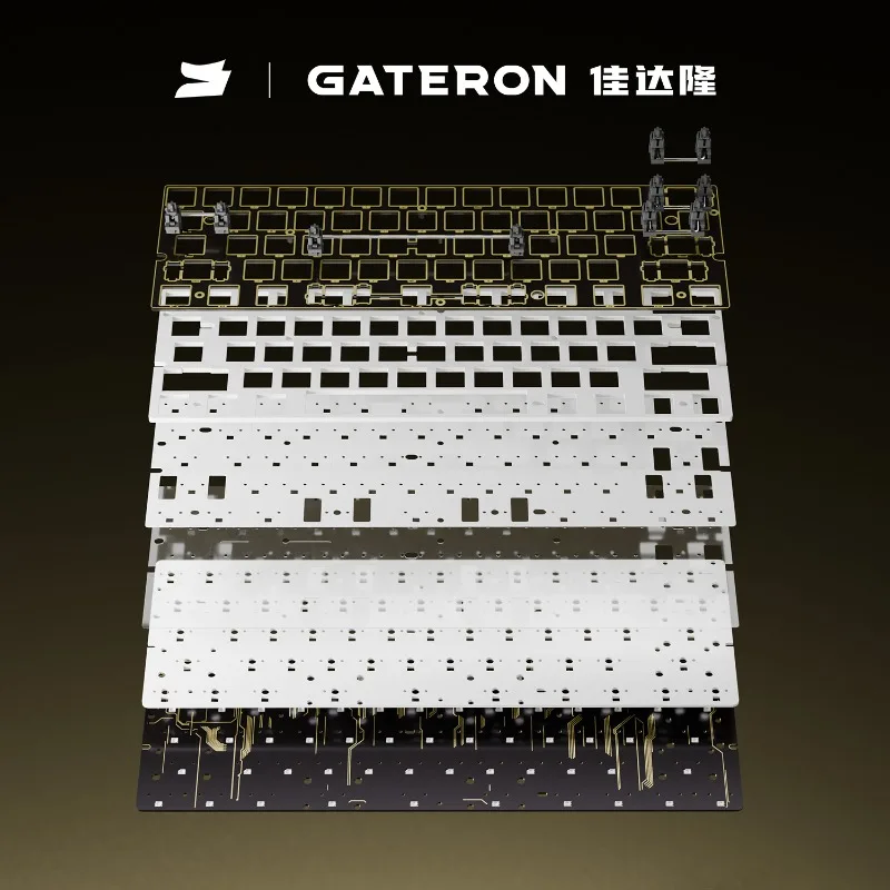

GATERON PCB Board Magnetic Switch Gt60pro Customization RGB E-sports Gaming Mechanical Keyboard Water-repellent Accessories