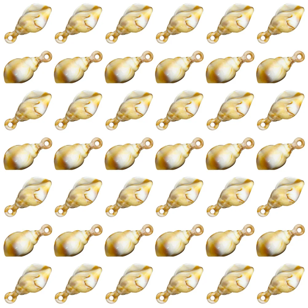 

100pcs Shell Material Seashell Charms Pendants DIY Ocean Theme Diy Jewelry Accessories Accessories Necklace Findings