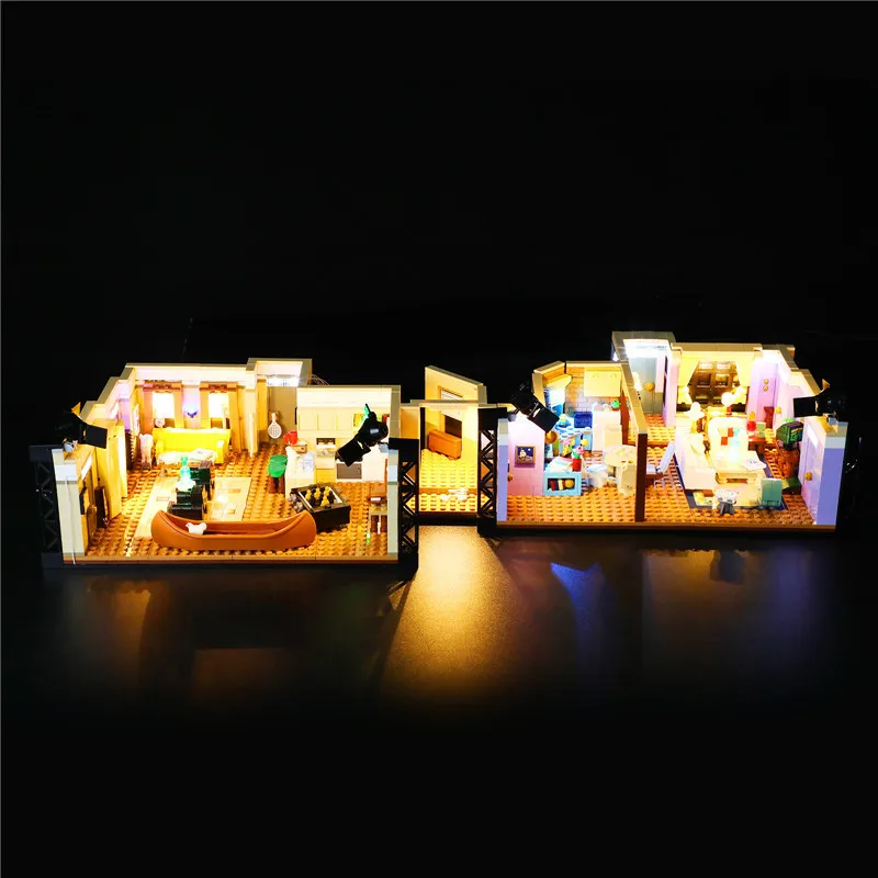 Kit de luz LED Diy para LEGO 10292 The Friend, apartamentos (solo luz LED, sin modelo de bloques)