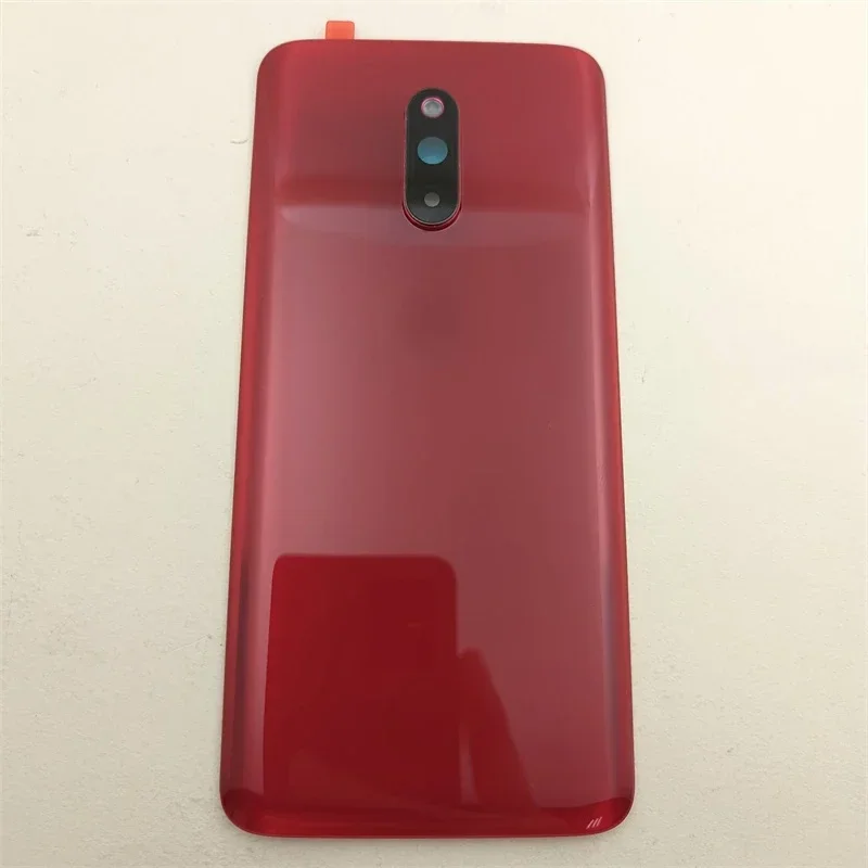 Glass Back Case For OnePlus 7 Battery Cover Back Rear Door Housing Replacement  With Camera Frame Lens