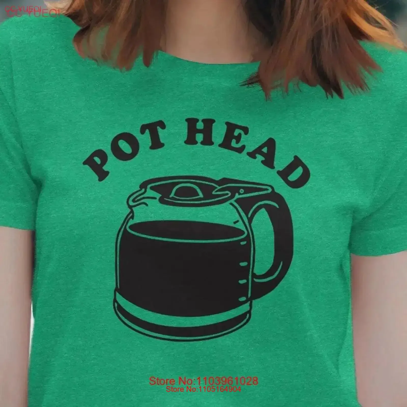 

Pot Head T Shirt Funny Coffee Lover Ironic Sarcastic vintage Washed Unisex Breathable Casual Stylish Slightly Versatile fashion