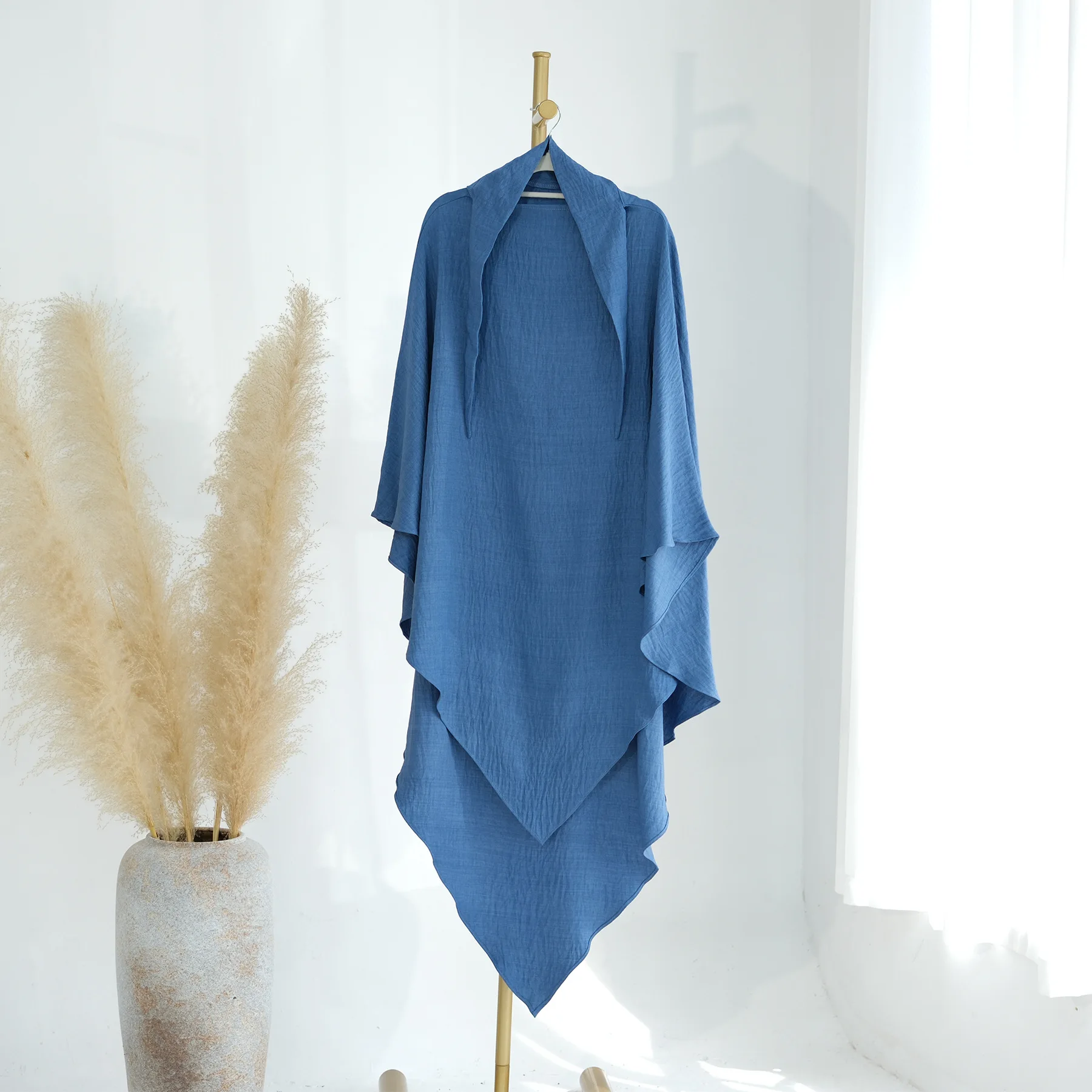 عيد المرأة طويلة الحجاب خيمار مسلم دبي الحجاب الأوشحة عمامة بلون غطاء الرأس العربي الإسلامي رمضان السيدات الحجاب