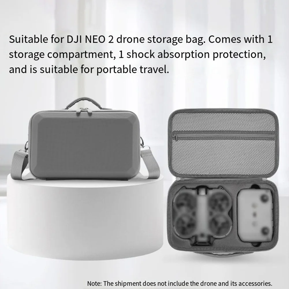 

Сумка для хранения из полиуретана для DJI NEO 2 с возможностью ношения через плечо и на плече, подходит для путешествий и повседневного использования