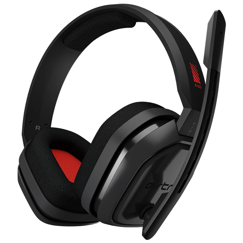 Logitech A10 Esports Headphone with Microphone Wired Gaming Headphone Stereo Sound Headset Pc Game Accessories Gamer Man Gifts