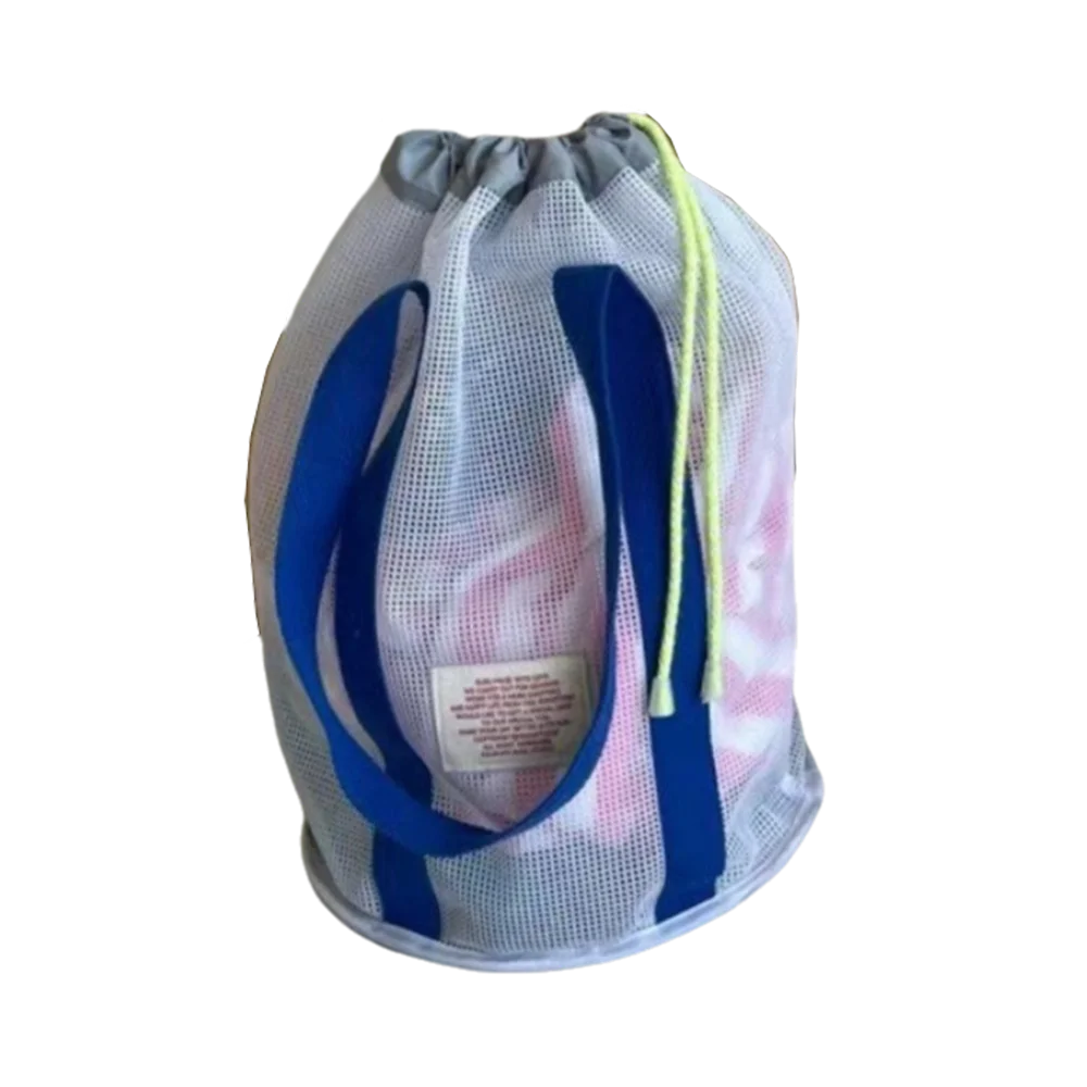 

Легкая пляжная сетчатая сумка Ins, дышащая сумка для мытья купания на шнурке, дренажная портативная сетчатая сумка для плавания, курортная сумка
