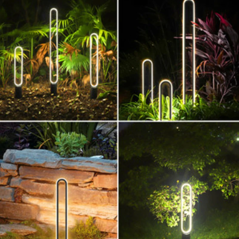 Solar Lamp Outdoor Courtyard Lamp Lawn Lamp Waterproof Outdoor Landscape Lamp Garden Forest Lamp Home Stay Villa Ground Lamp