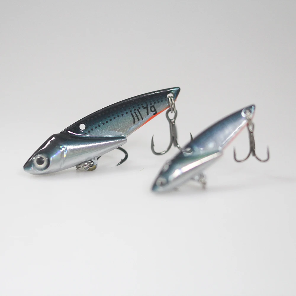 1Pc Metall Jig Sinking VIB 3,5g 7g Angeln Locken Vibration Löffel Harte Köder Crankbait Wobbler Swimbait zikade VIB Tackle – Detail 6