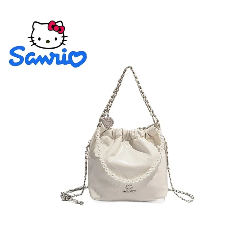 

Hello Kitty Luxury Purse Handbag for Women Pleated Crossbody Shoulder Bag Fashion Daily Casual Elegant Style