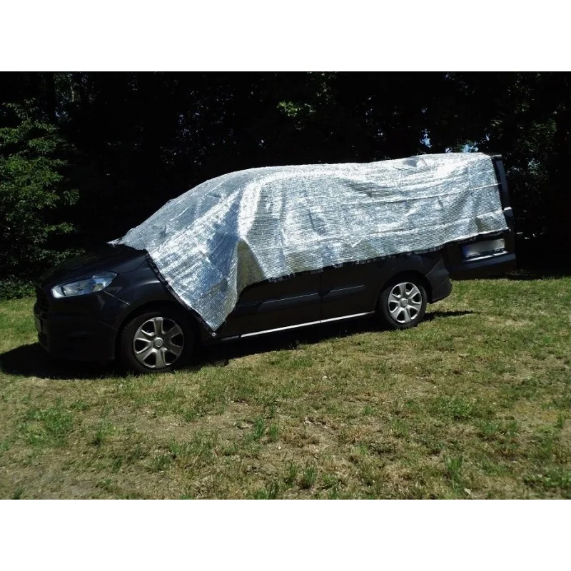 Aluminium Reflective Sunshade Net 90 Per Cent Reflectance Outdoor Sunshade Netting Thermal Sun Awning For Motorhomes Campervans