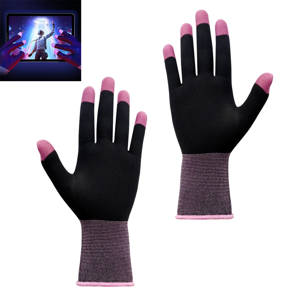 1 Pair Touch Screen Gloves Highly Sensitive Gloves Mittens Anti-Sweat Breathable Keep Warm for PUBG E-Sports Sara Gaming Gloves