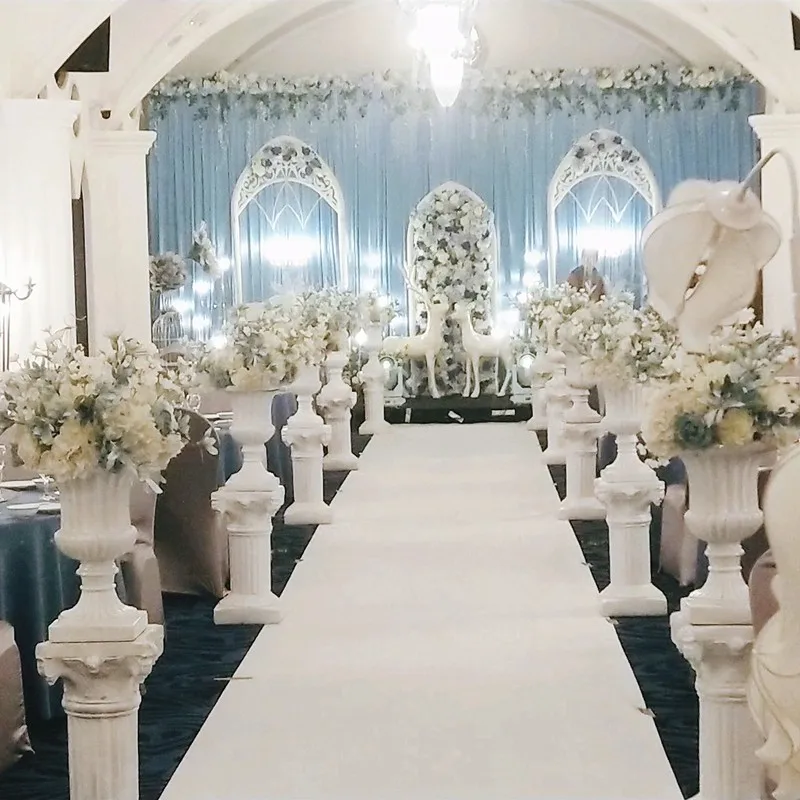 

Золотисто-белые пластиковые римские колонны, дорожные стразы для свадебных сувениров, украшения для вечеринок, отелей, торговых центров, открытые добро пожаловать, дорожный свинец