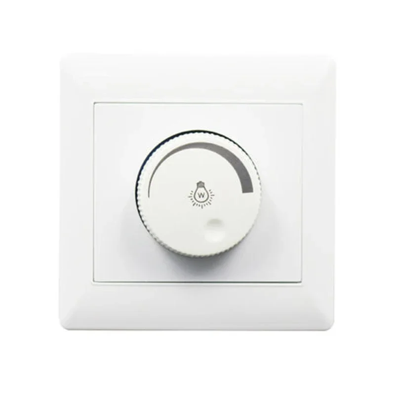 1Pcs Dimmable LED Light Dimmer Switch with Screws Brightness Adjustable Control 220~250V Home Decor Accessories
