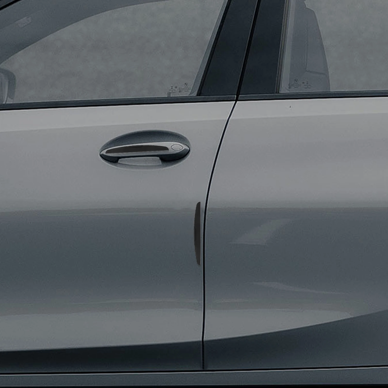 

6pcs Car Door Anti Collision Sticker Protector Guard Bumper Strip Cover Scratch Side Mirror Guards Body Transparent Silicone