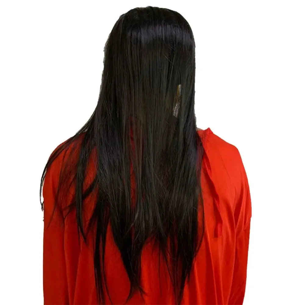 Masque Femme Fantôme en Latex à Cheveux Noirs – photo 10