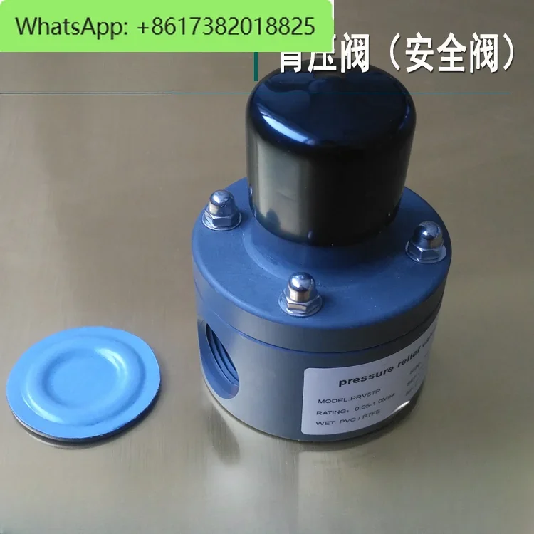 DN15 PVC Safety Valve Acid Resistant Anti-Siphon Pressure Relief Dosing System Metering Pump Accessories