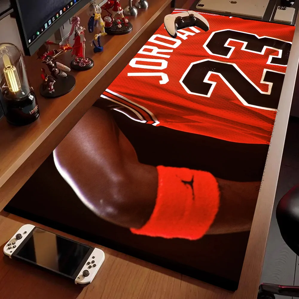 1PC Michael Jordan Floor Mat Mouse Mat Desk Mat With Pad Gaming Accessories Prime Gaming XXL Keyboard Pad Padding Mat